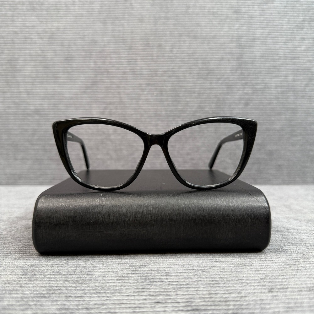 Bonlook Dolled Up Black Cat Eye Eyeglasses Frames 53/15/139 Acetate Womens